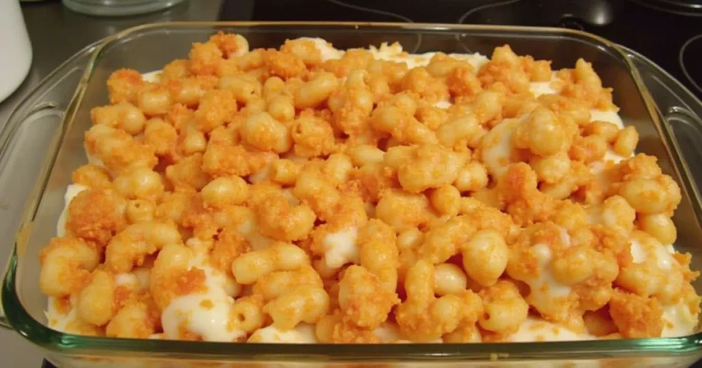 Buffalo Chicken Pasta Bake
