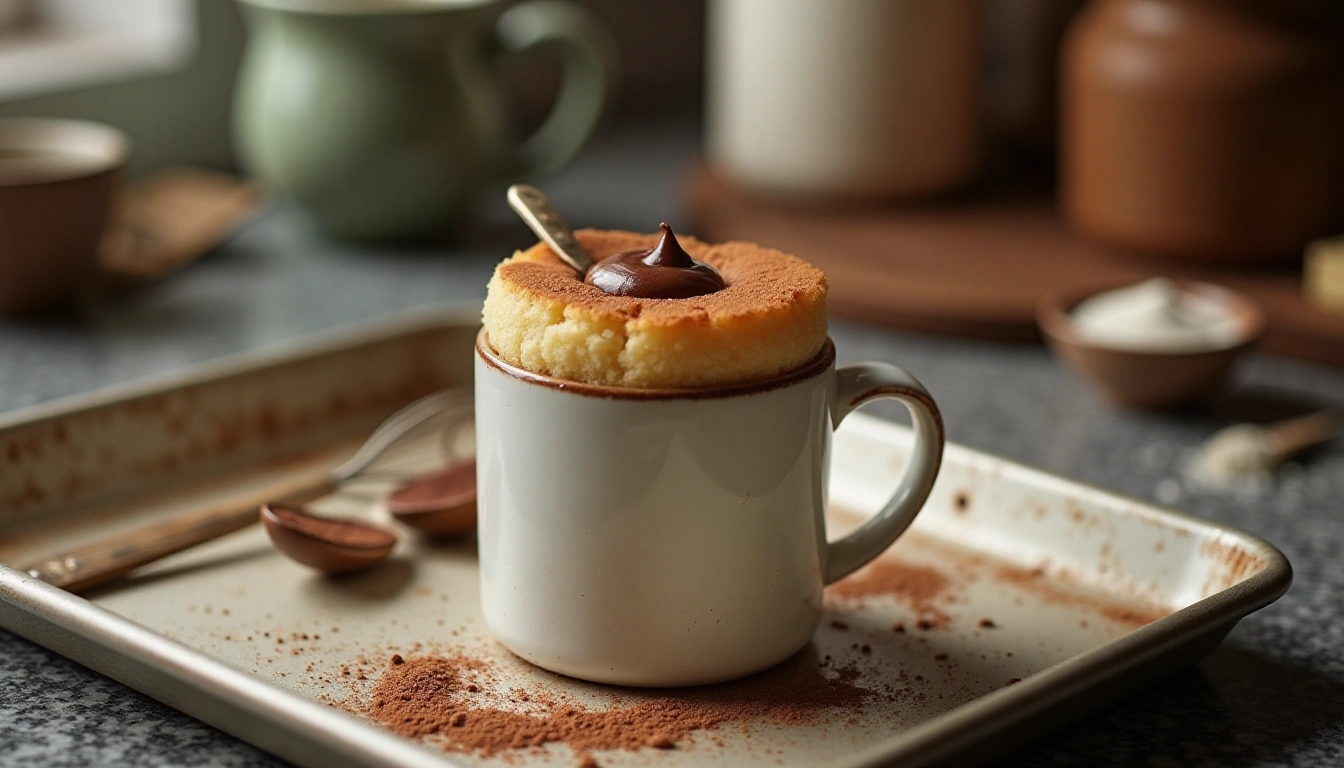 Mug Cake with Nesquik