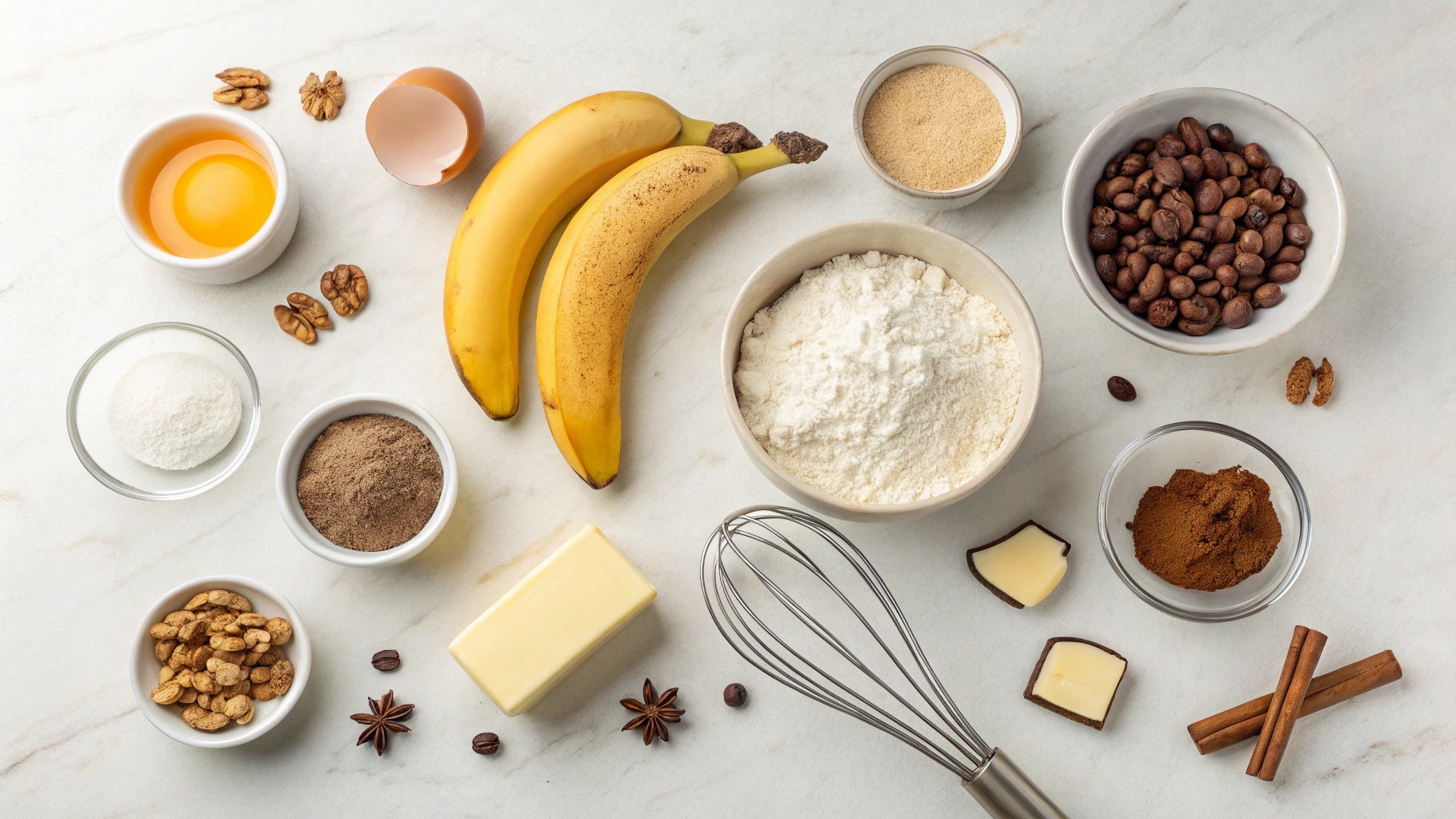 -a-bright--overhead-flat-lay-photo-of-all-the-ingr banana bread cookies