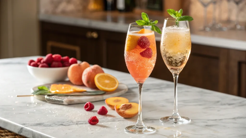 Prosecco cocktails