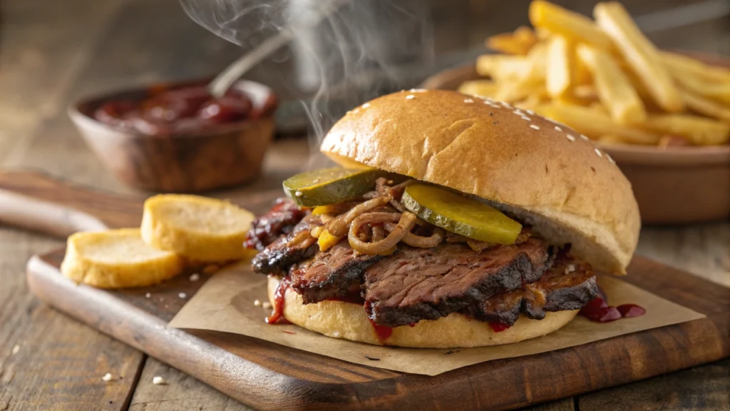 beef brisket sandwich