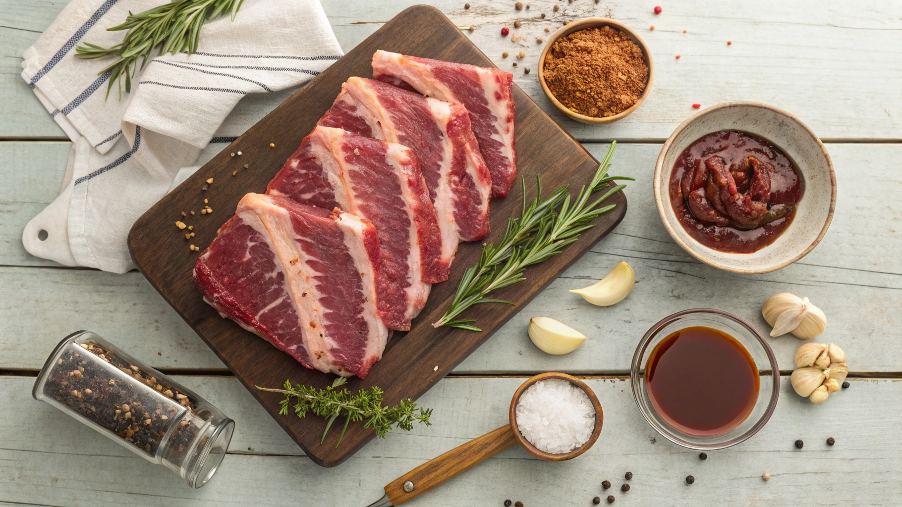 -a-flat-lay--overhead-food-photography-style-image Beef Back Ribs Recipe