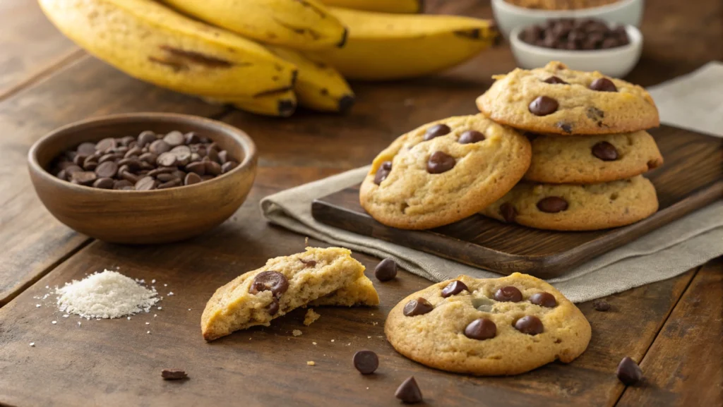 banana chocolate chip cookies