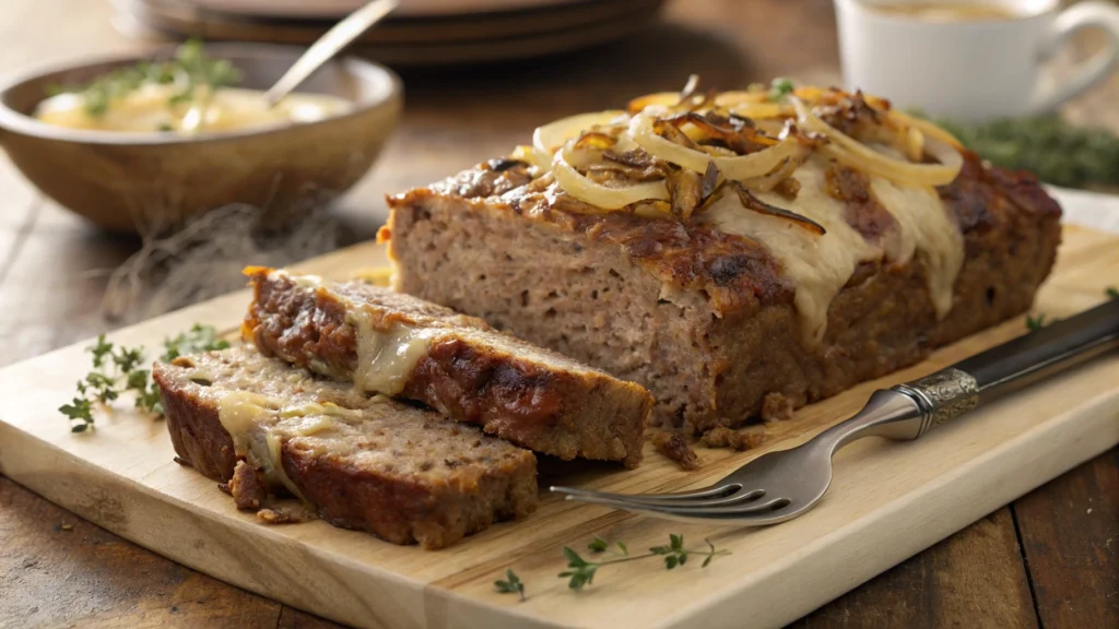 french onion meatloaf