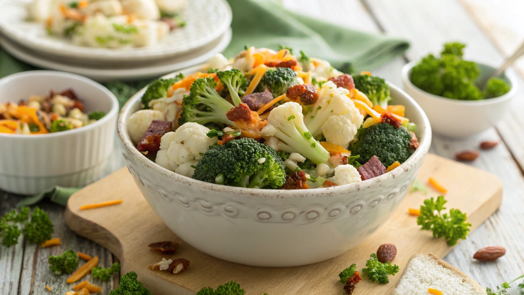 broccoli cauliflower salad