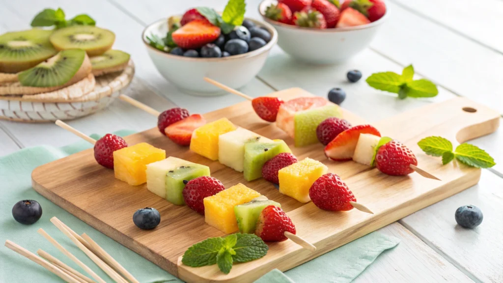 fruit skewers