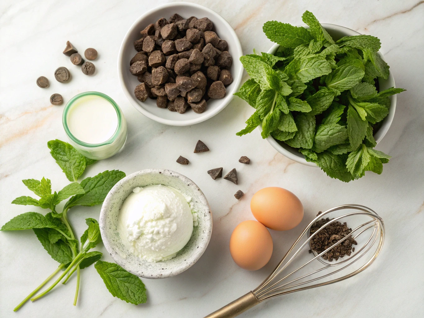mint chocolate chip ice cream mint chocolate chip ice cream