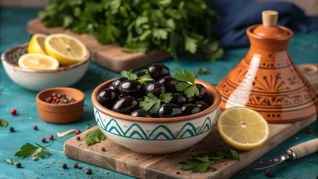 moroccan black olives