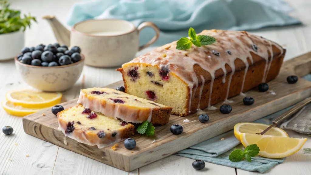 lemon blueberry bread