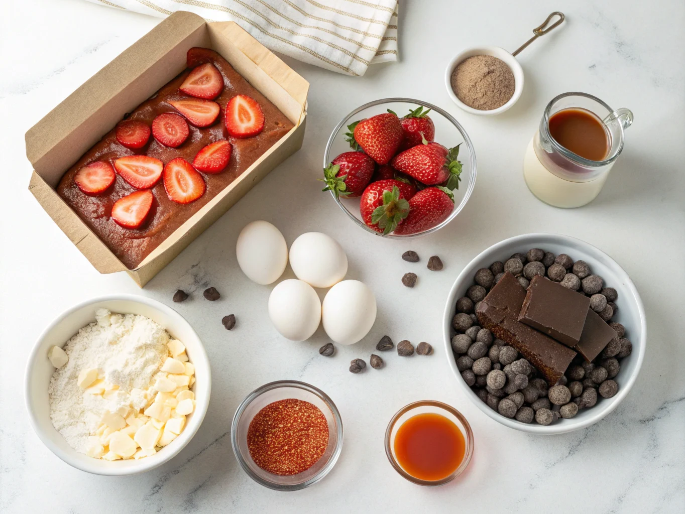 strawberry brownies strawberry brownies
