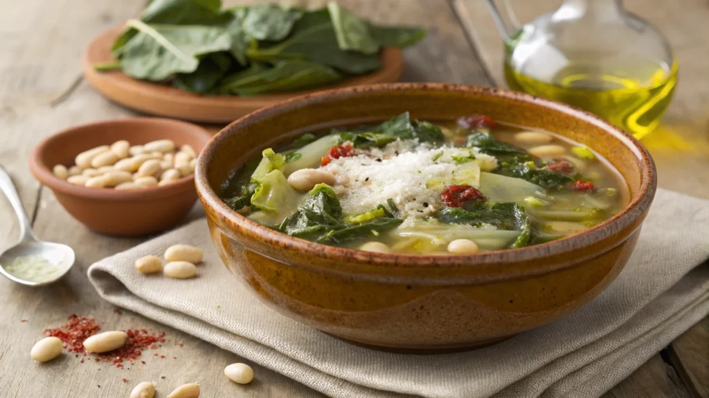 Escarole and White Bean Soup