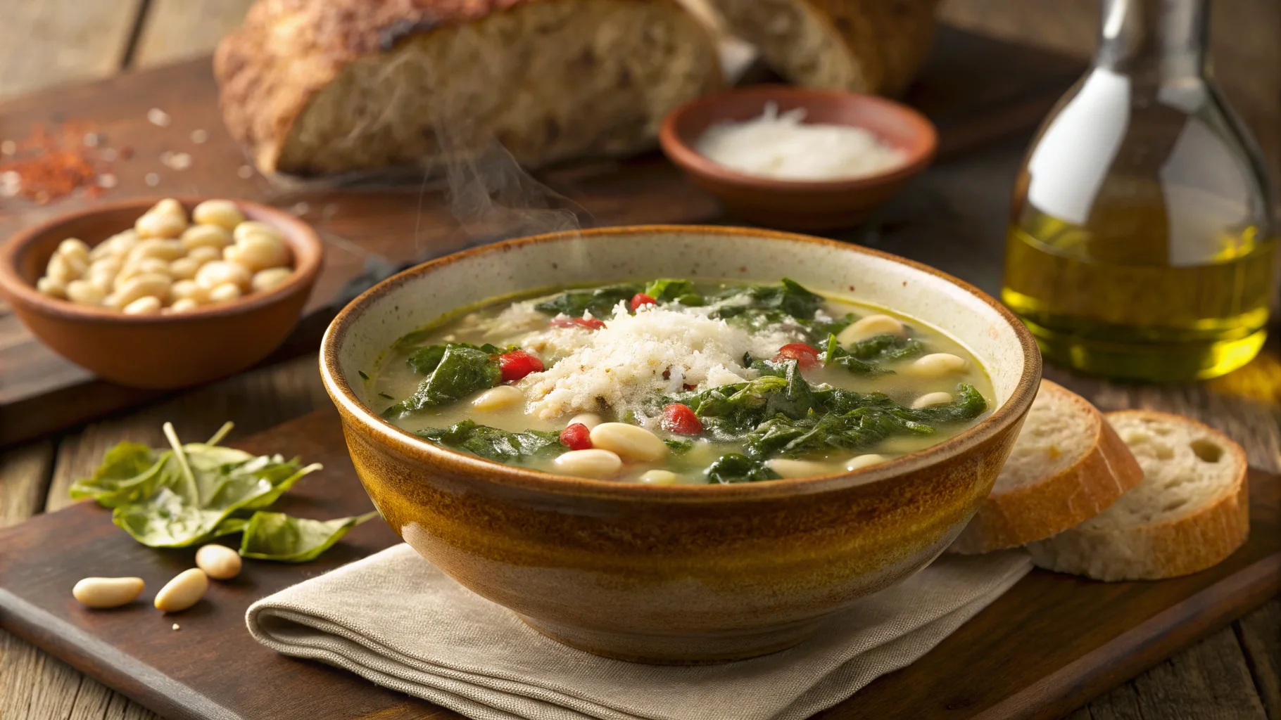 -a-cozy--rustic-bowlEscarole and White Bean Soup-of-escarole-and-white-bean-so (3) Escarole and White Bean Soup