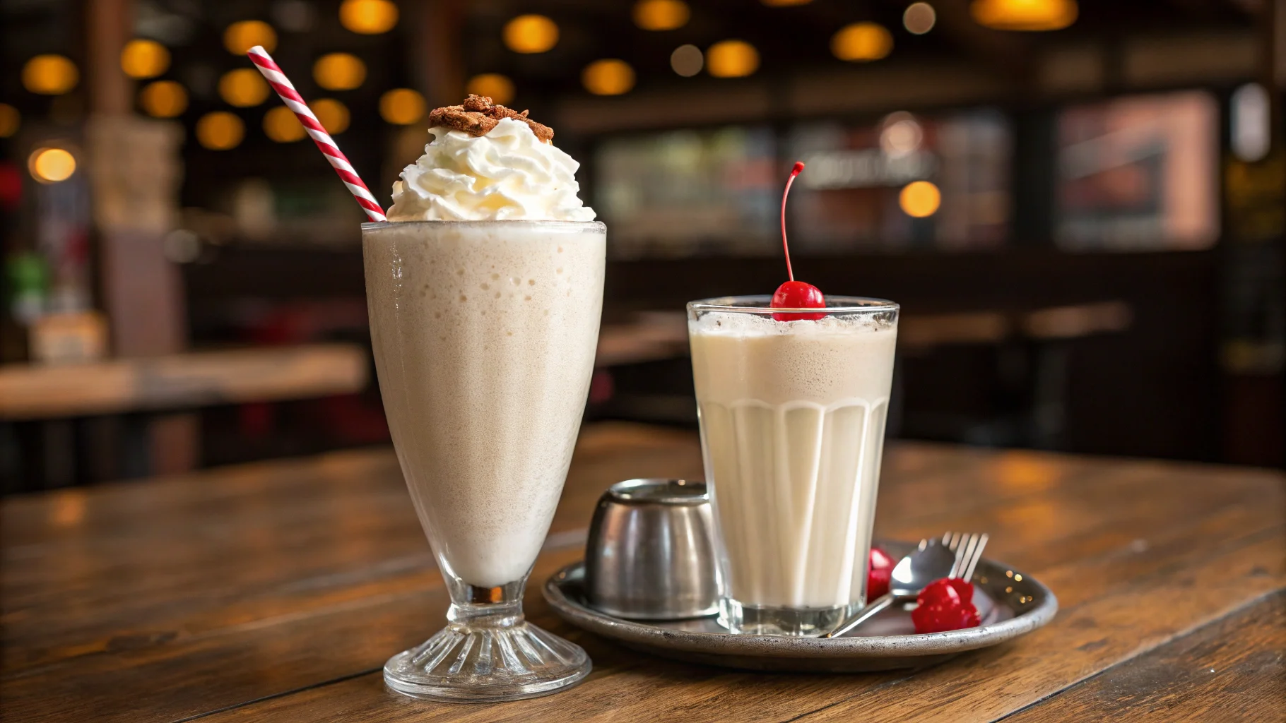 malt and a milkshake malt and a milkshake