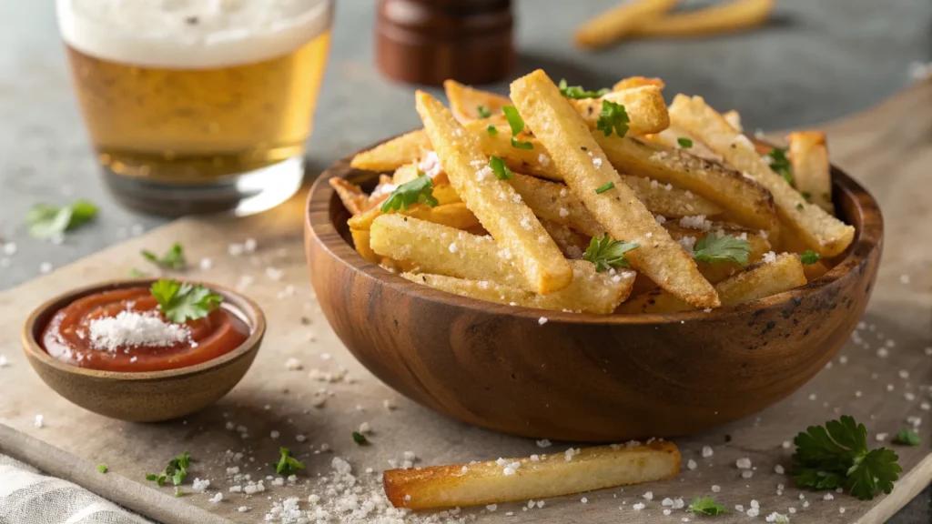 beer battered fries