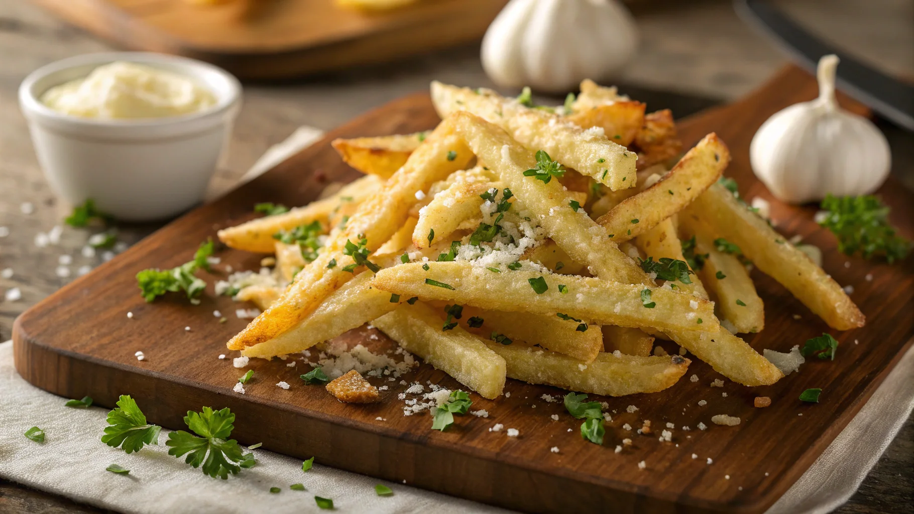 garlic fries