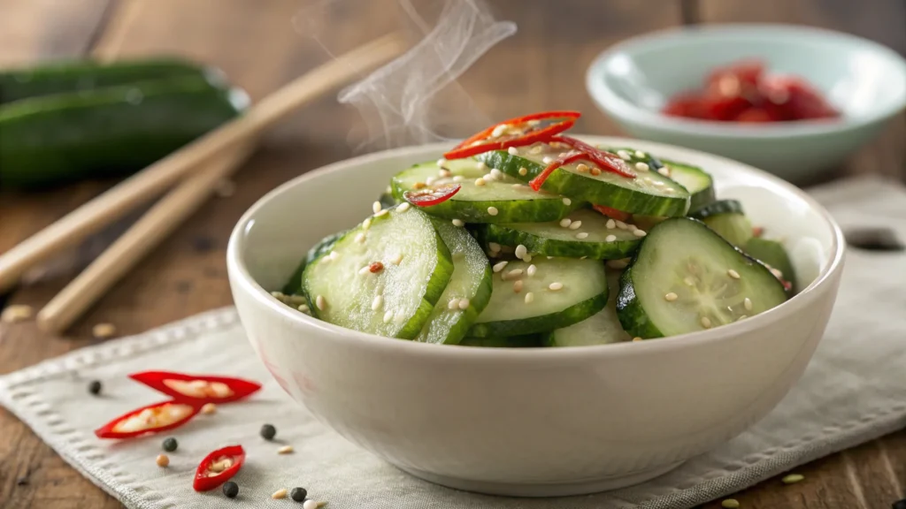 marinated cucumbers