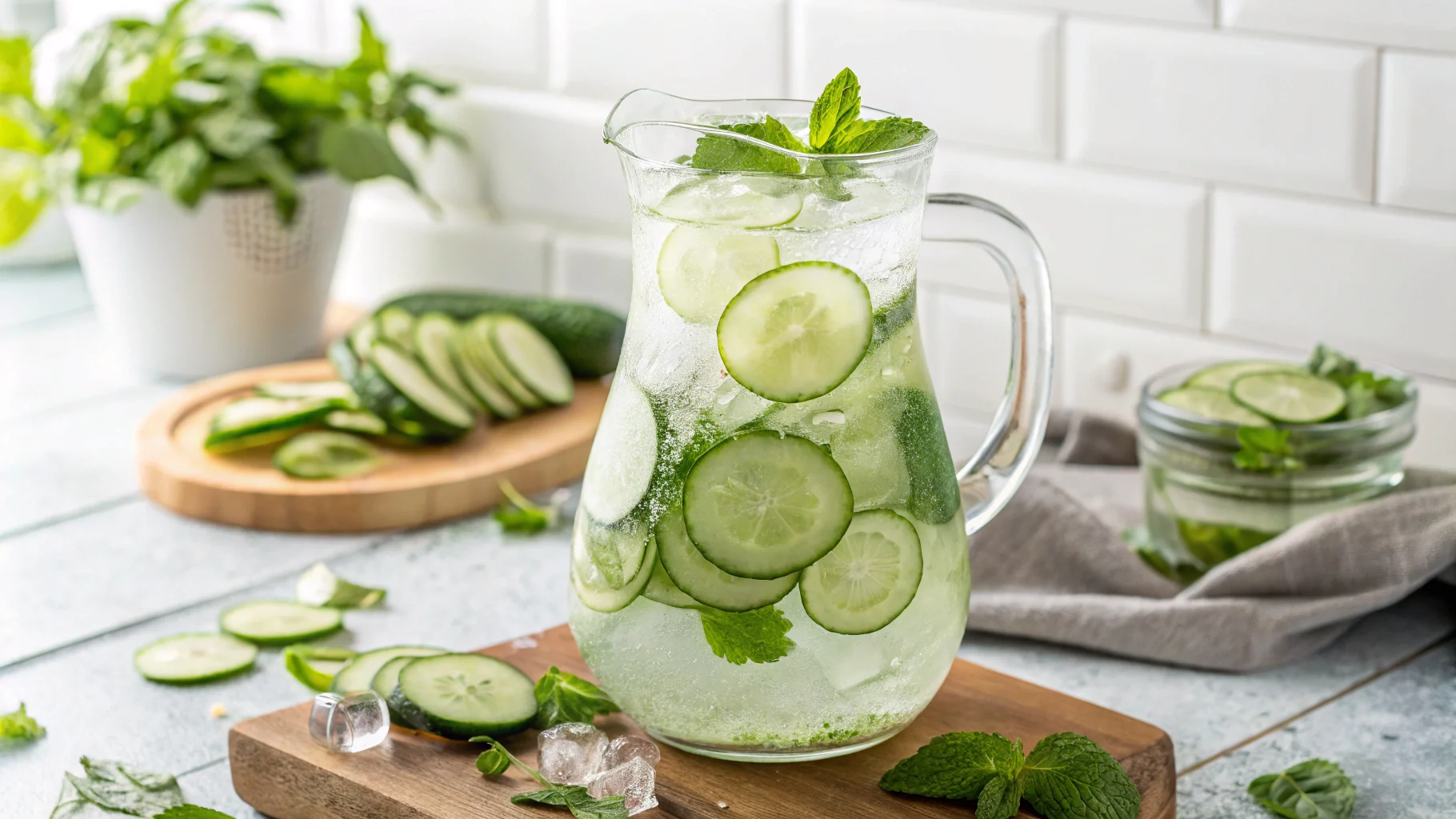 Cucumber and Mint Water Cucumber and Mint Water
