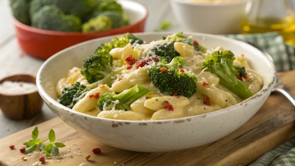 cavatelli and broccoli