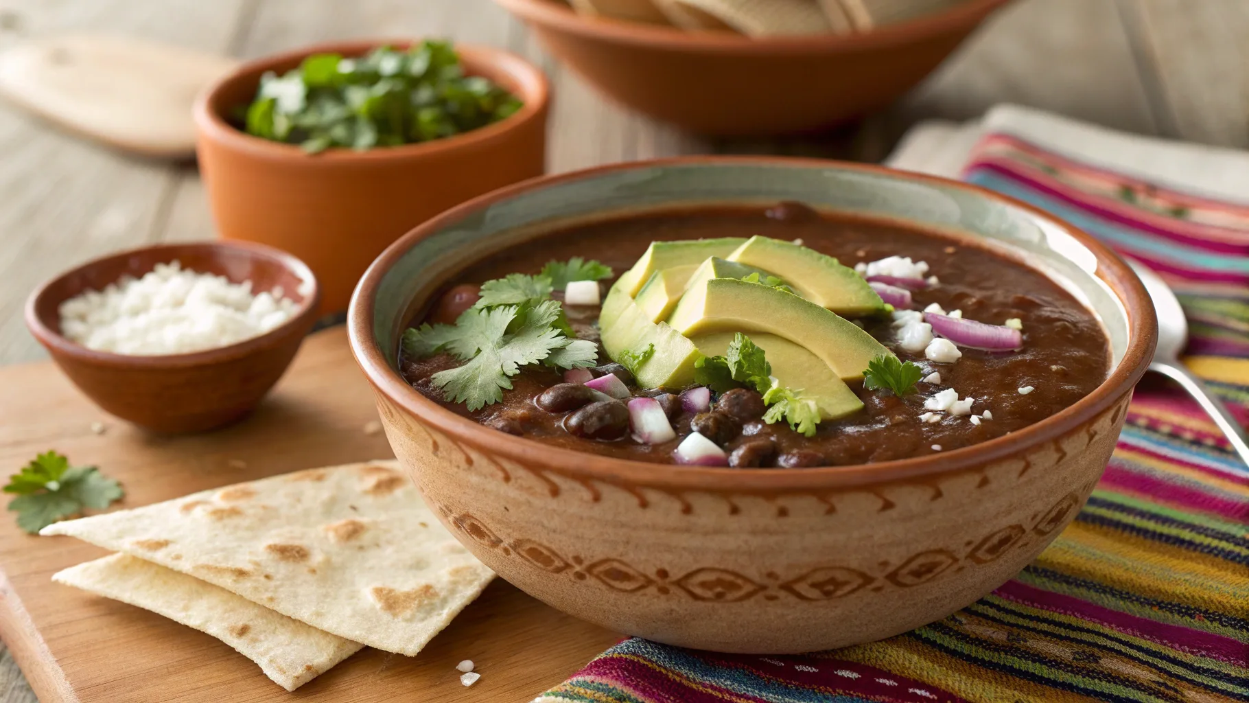 black bean soup