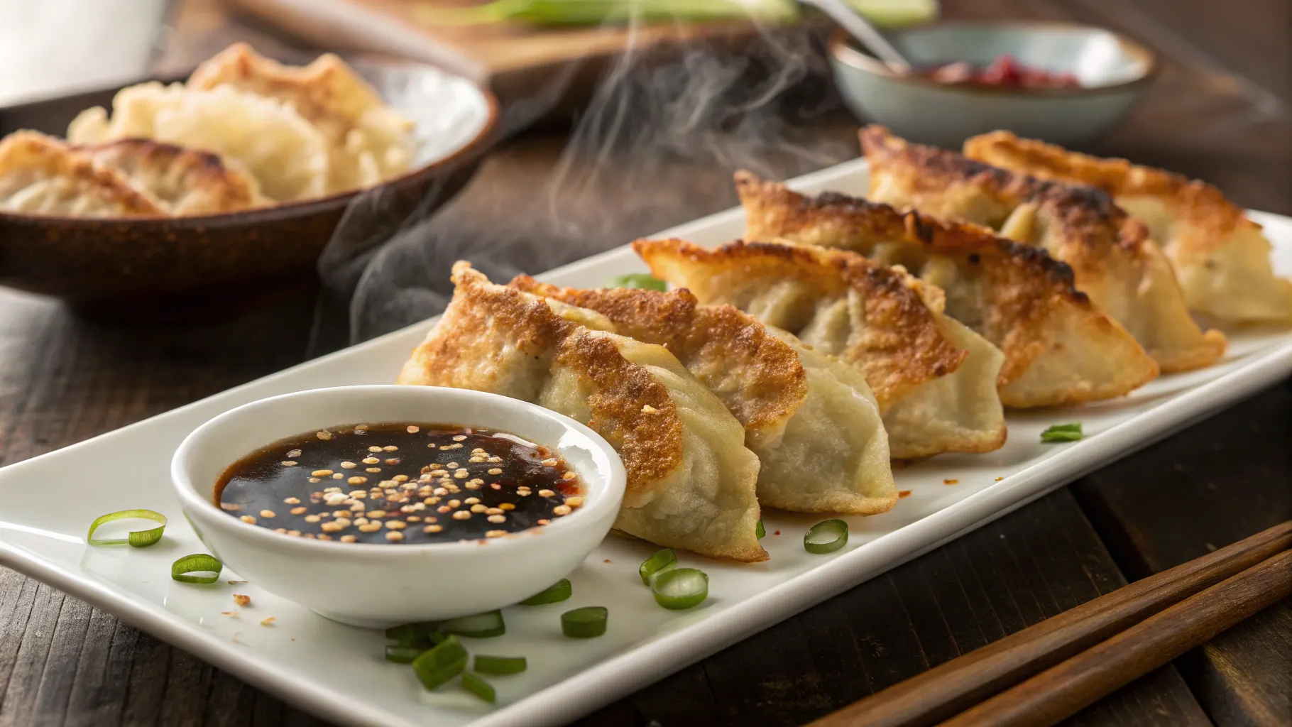 fried gyoza fried gyoza
