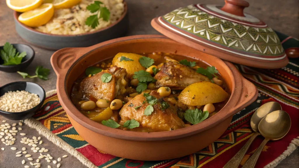 moroccan chicken tagine