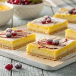 cranberry lemon bars